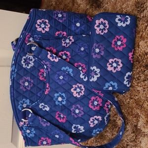 Vera bradley purse and matching wallet